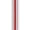 Gwen Studios 5/8" x 3yd. White & Red Stripe Grosgrain Ribbon